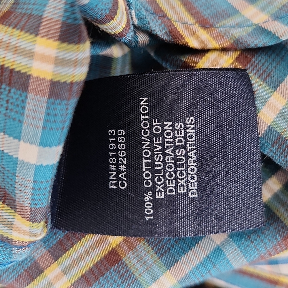 Robert Graham long sleeve plaid button down shirt size XL - Picture 12 of 12